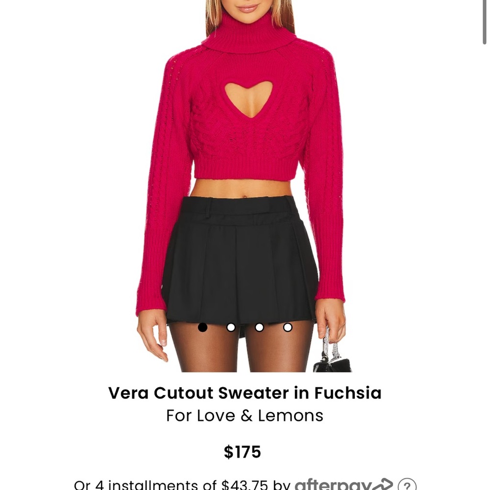 Heart  Cutout Sweater